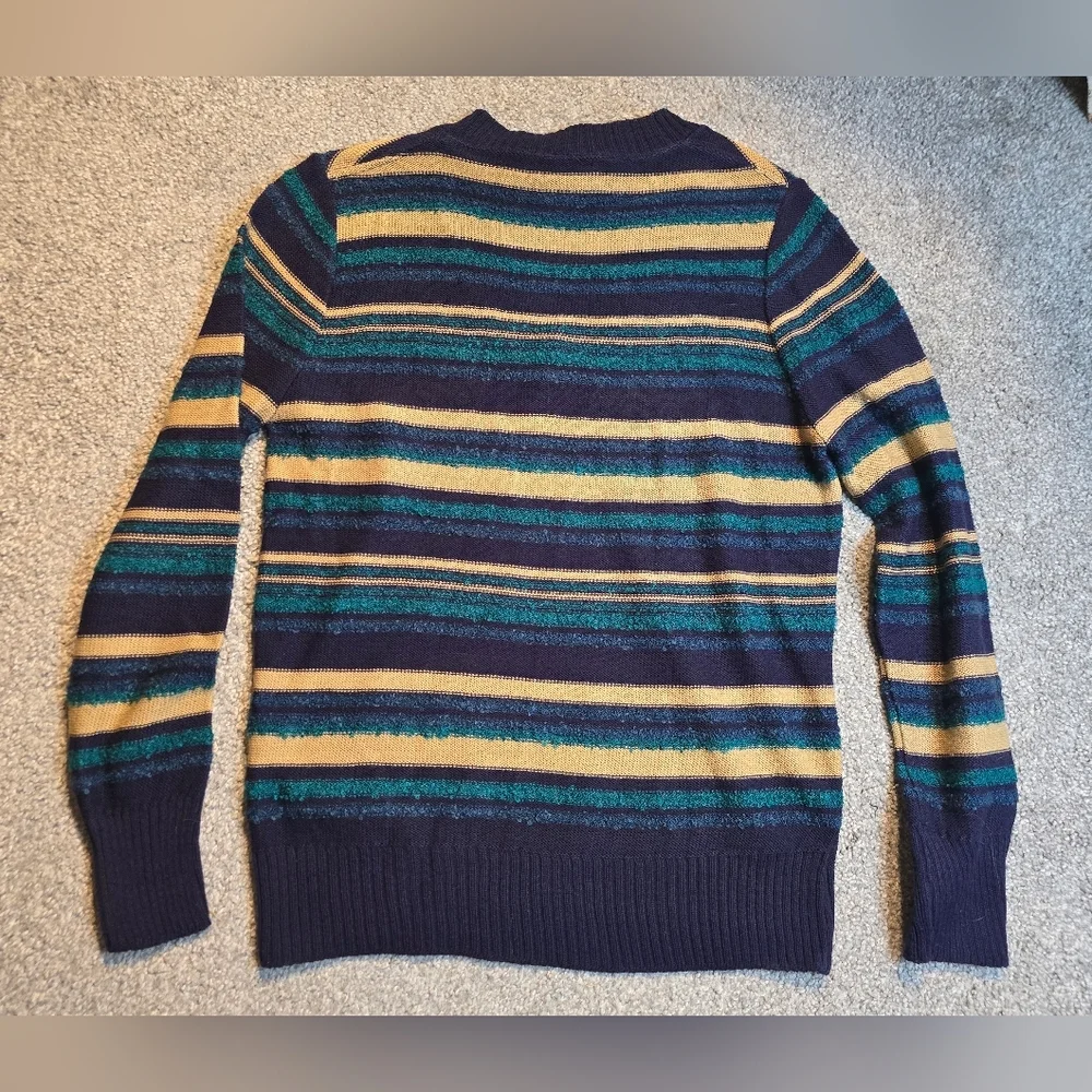 ACT III Vintage SweaterStripes Lightweight Preppy Collegiate Countryside Chic